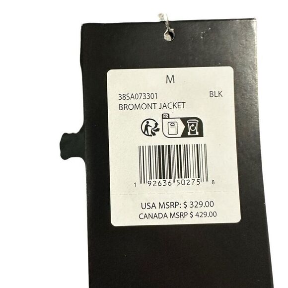 New Spyder Black Bromont Puffer Jacket M - Picture 7 of 11